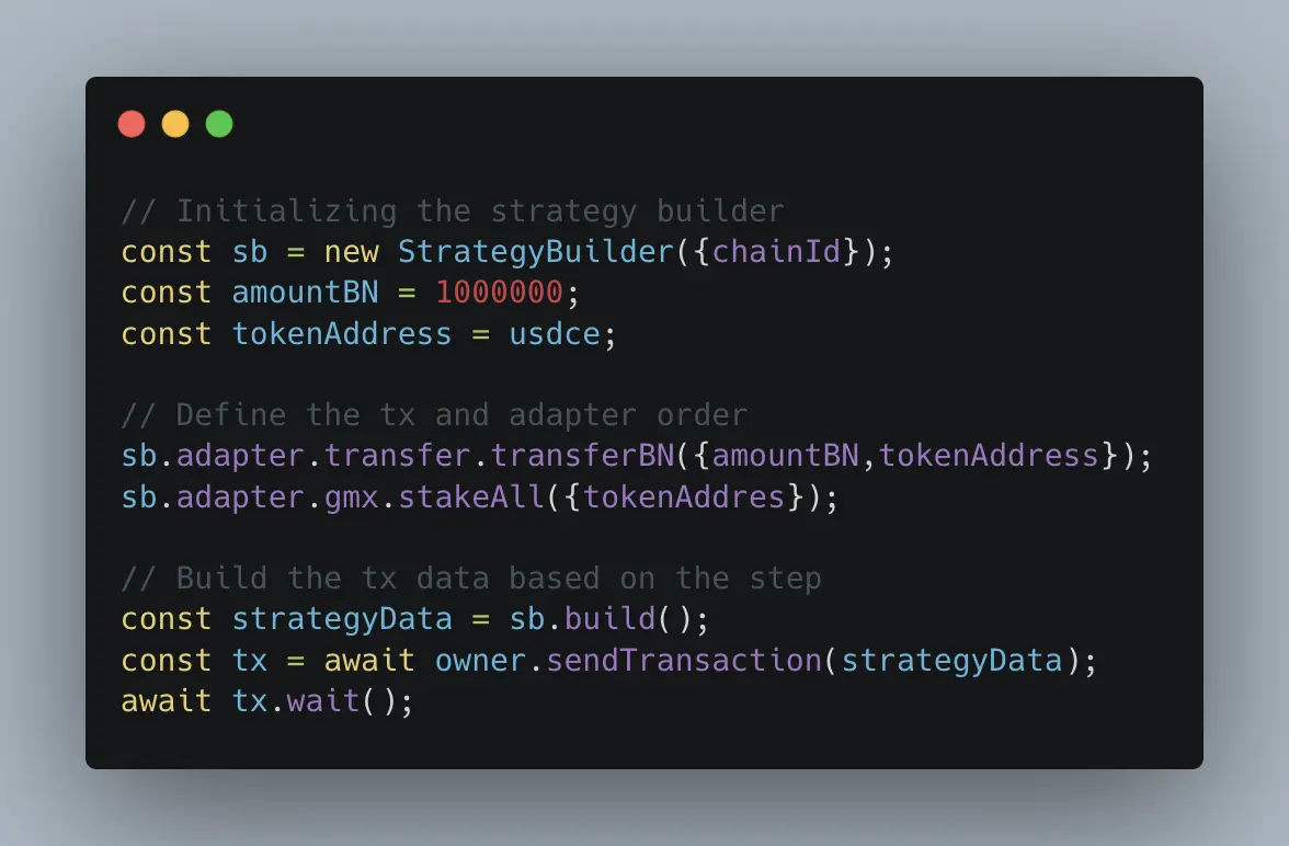 Factor.fi DeFi vaults automation interface