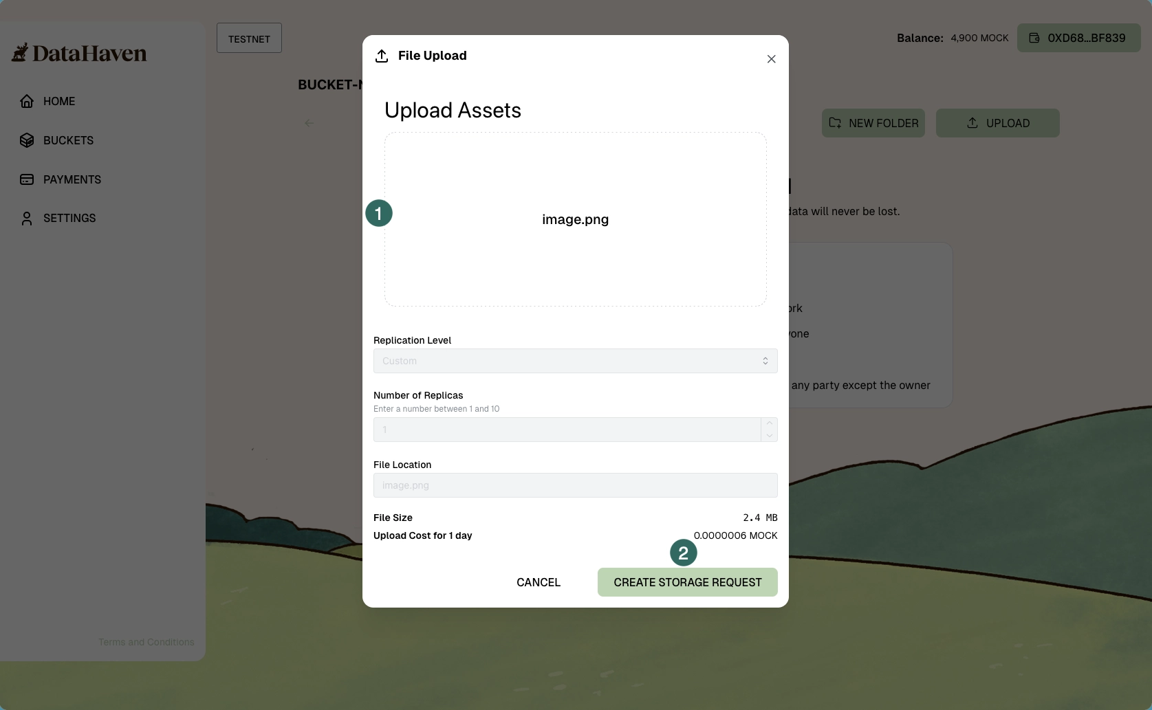 DataHaven EigenLayer AVS storage