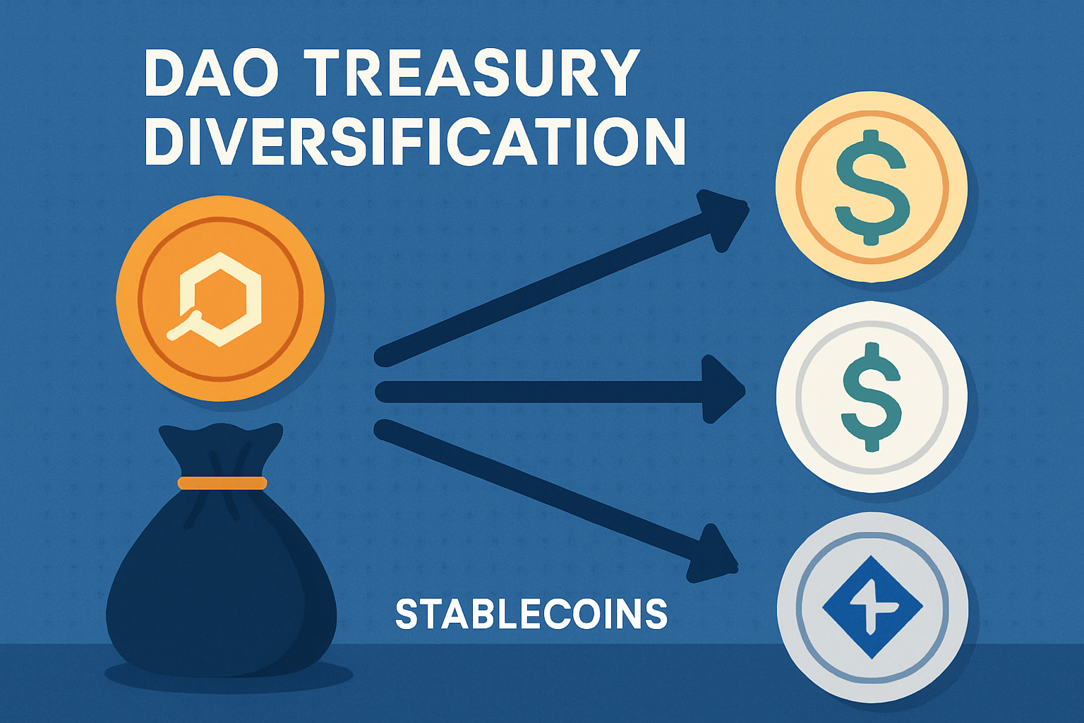 DAO treasury diversification stablecoins