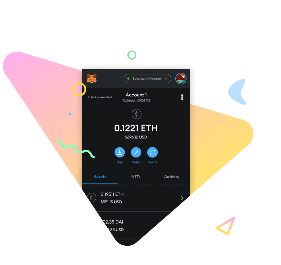 MetaMask Ethereum wallet screenshot