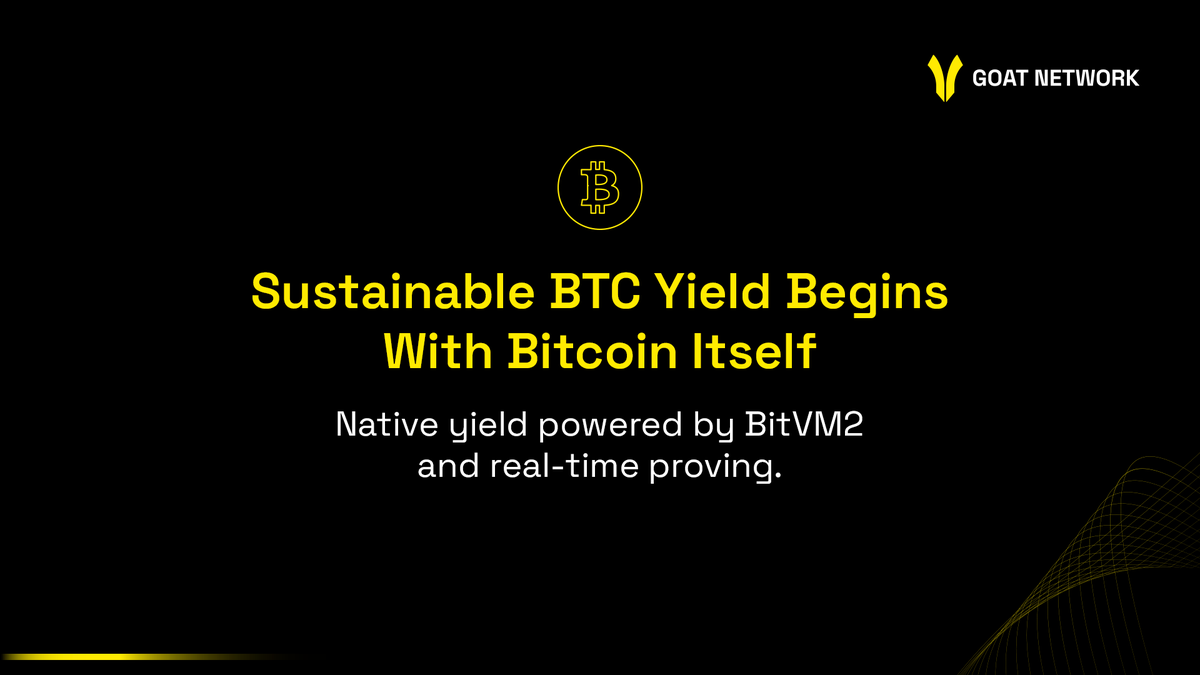 GOAT Network native BTC yields