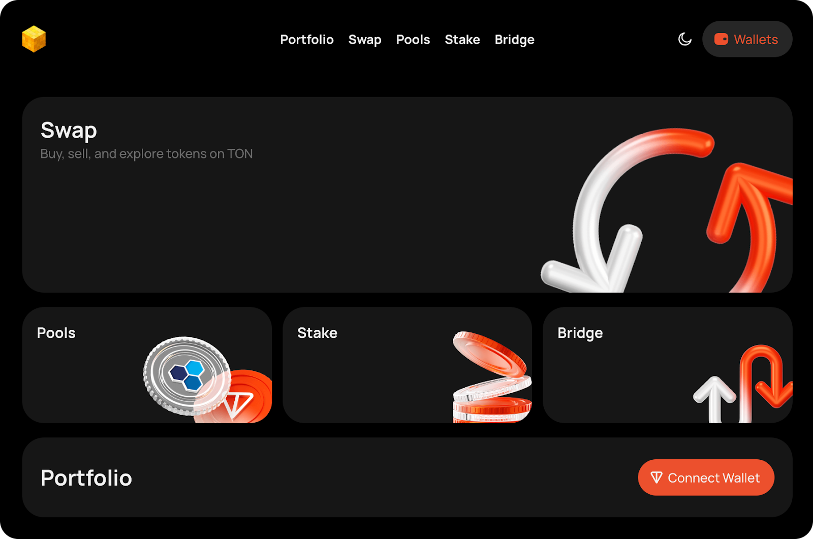 Dig It TON blockchain game interface