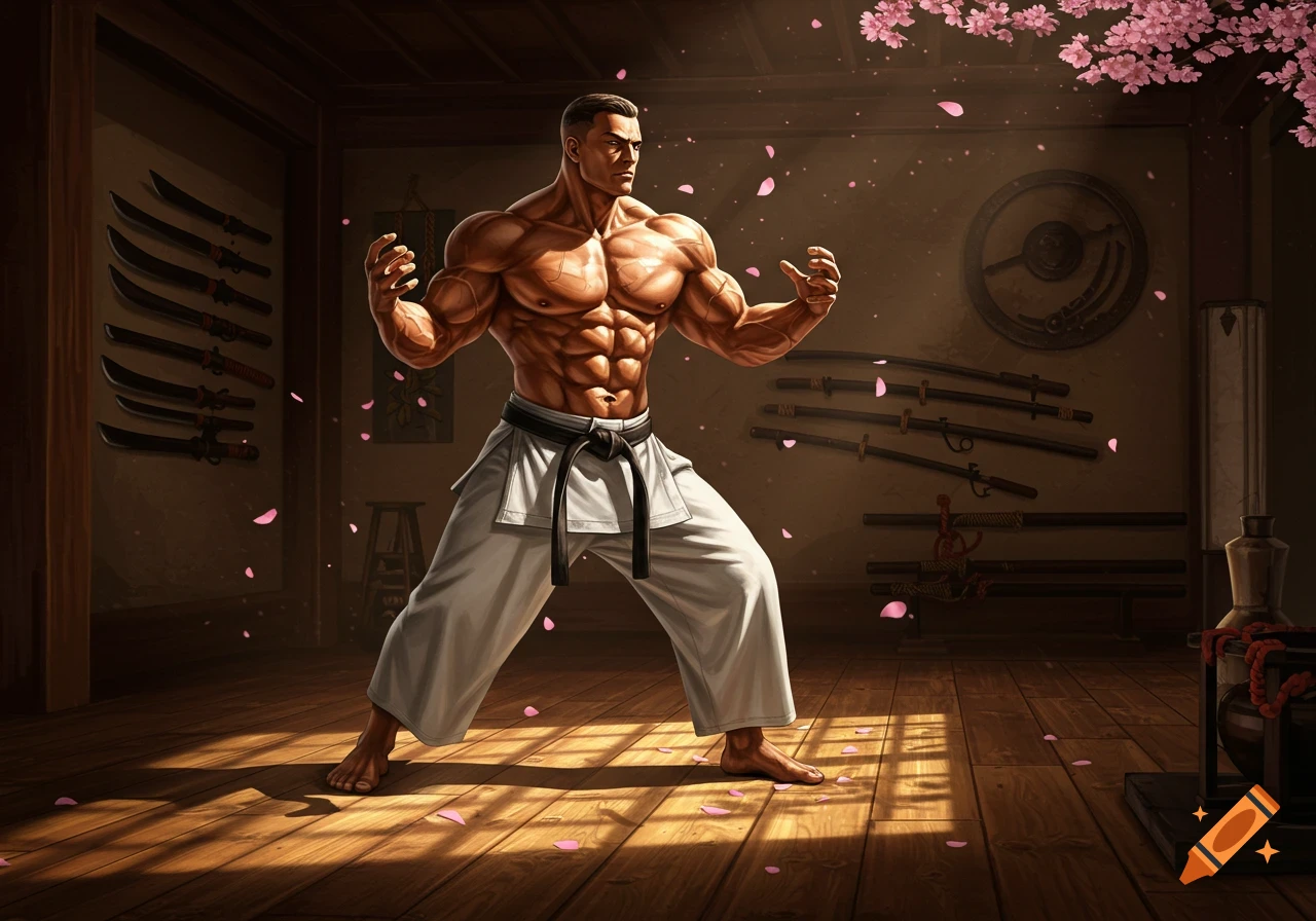 Bullmo Dojo battler game art