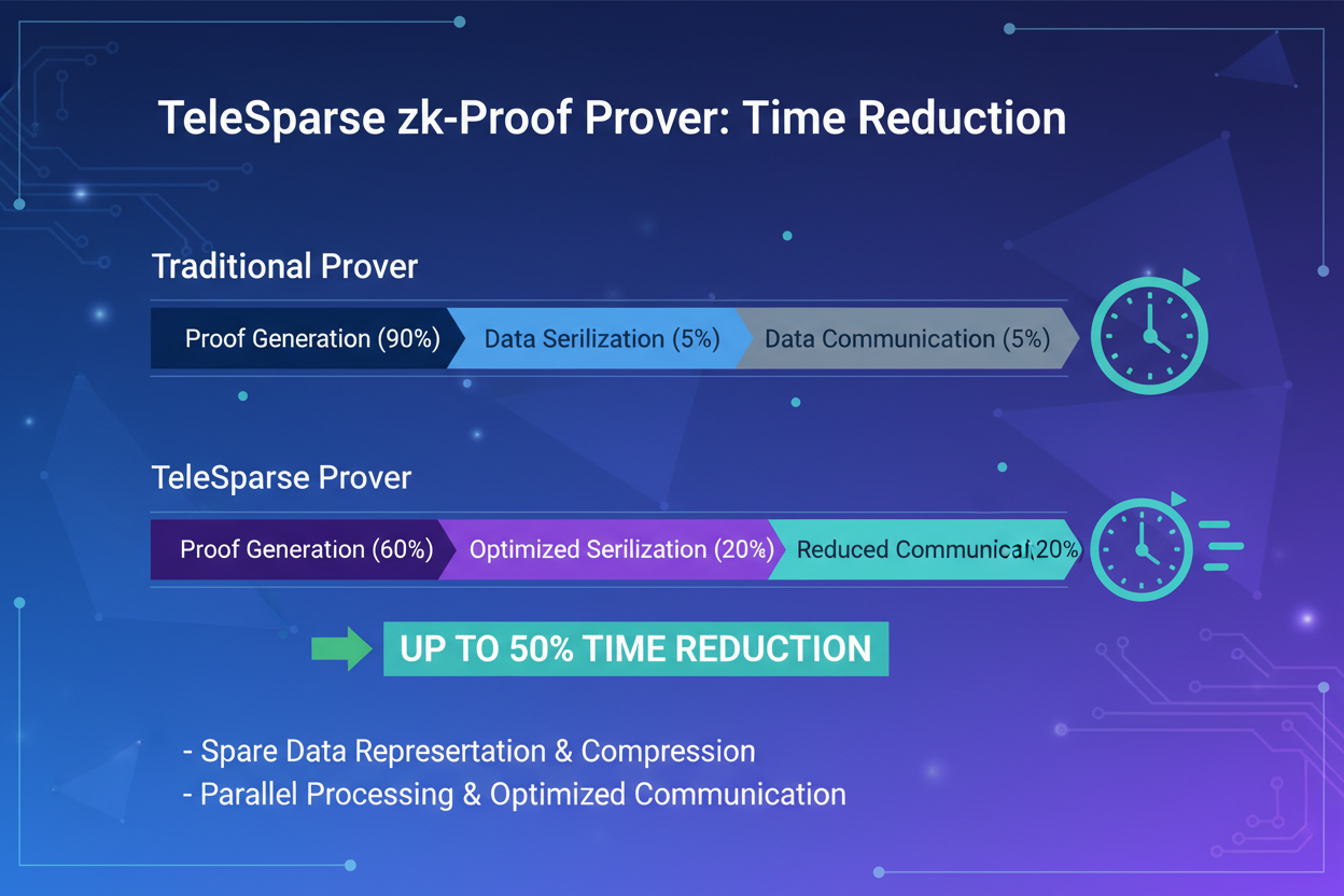 TeleSparse zk proof prover time reduction diagram