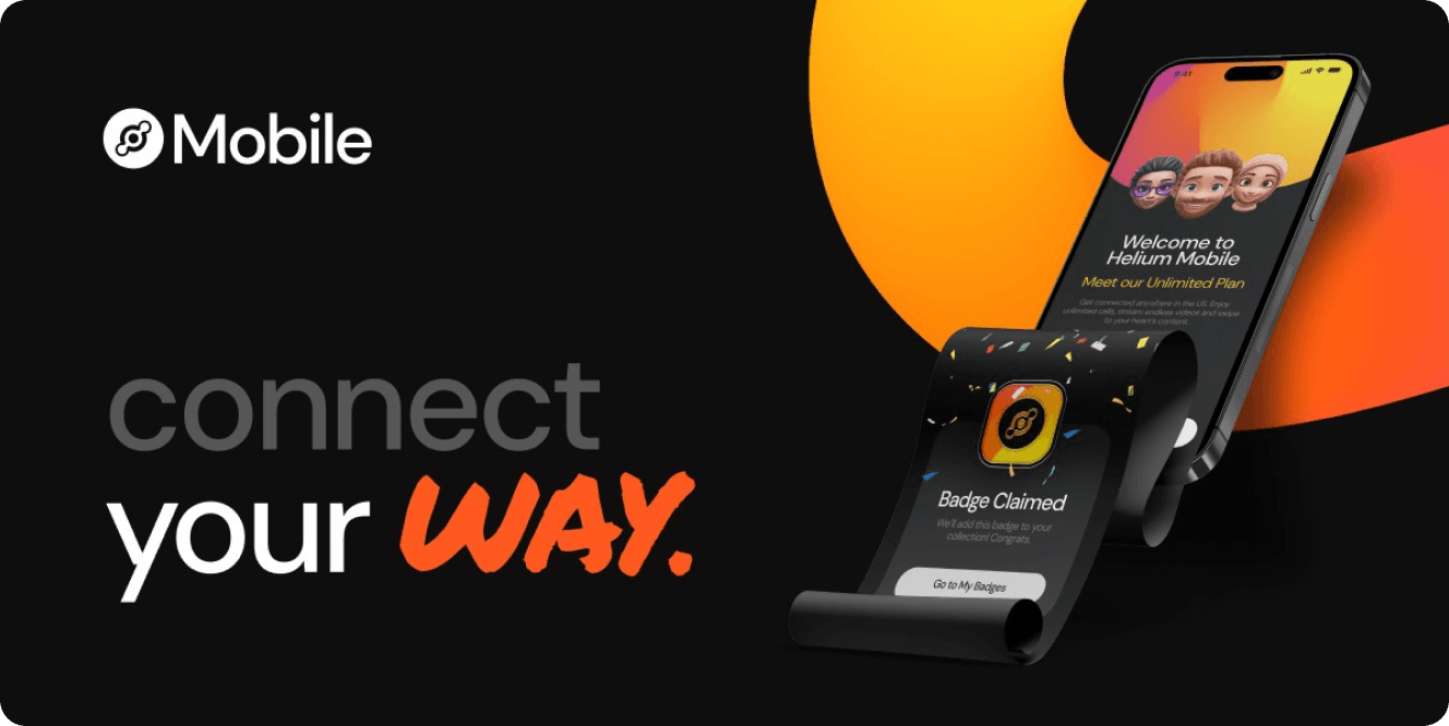 Helium IoT device with Solana branding