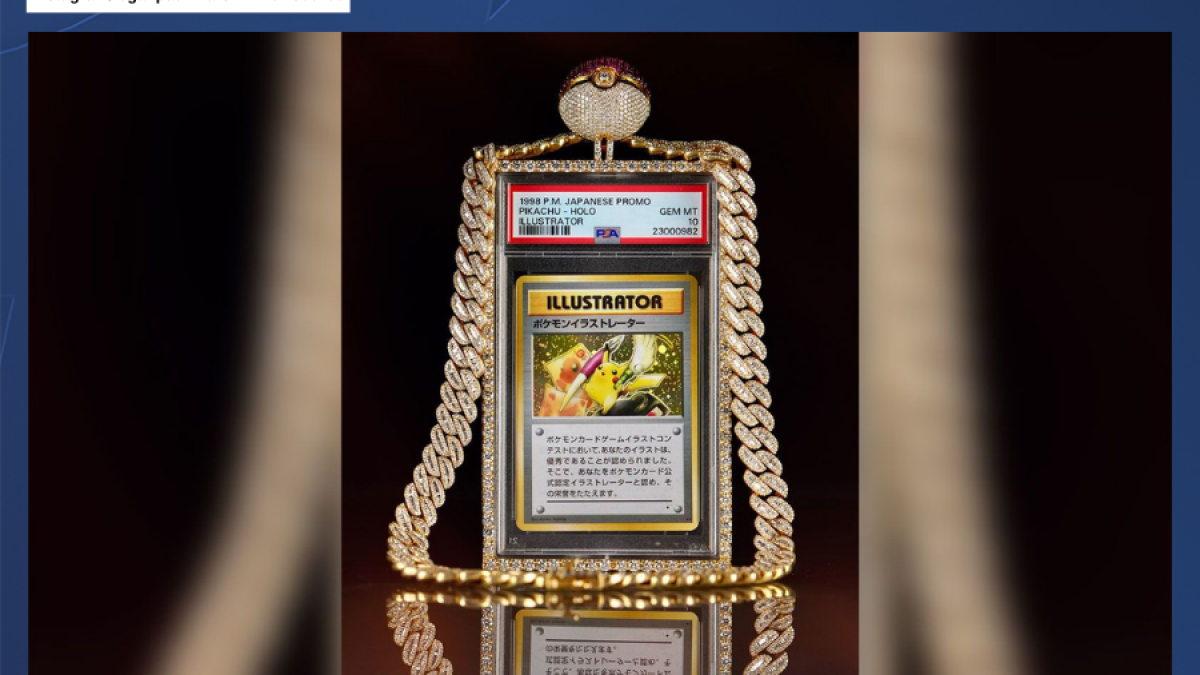 PSA 10 pokemon card blockchain authenticity