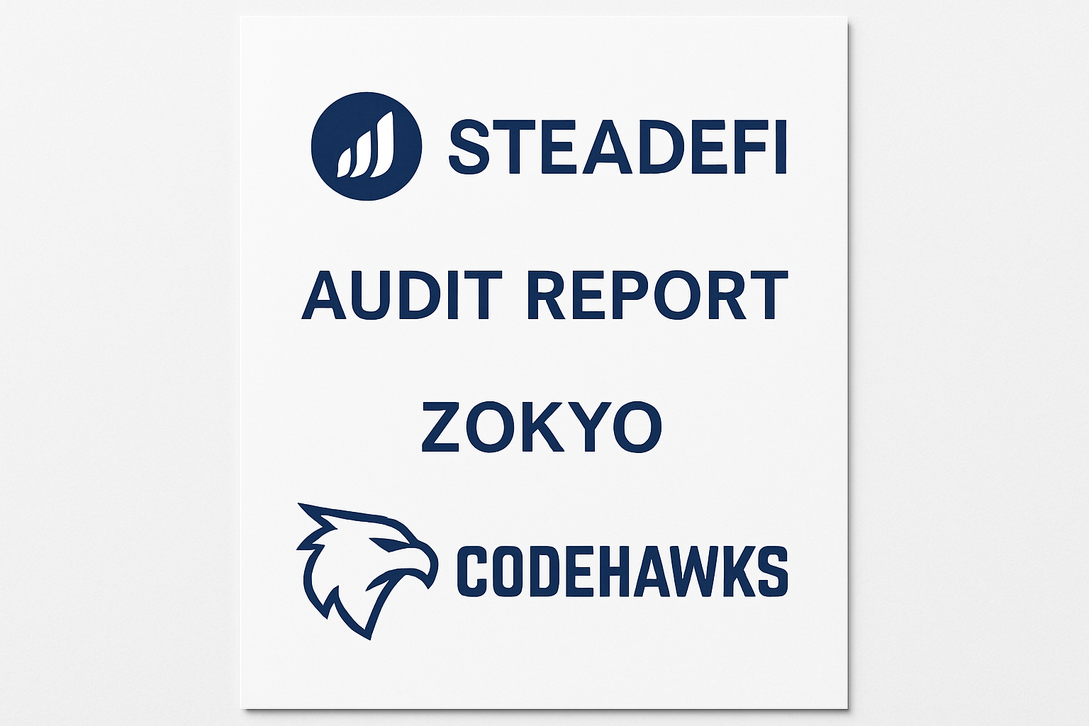 Steadefi audit report Zokyo Codehawks