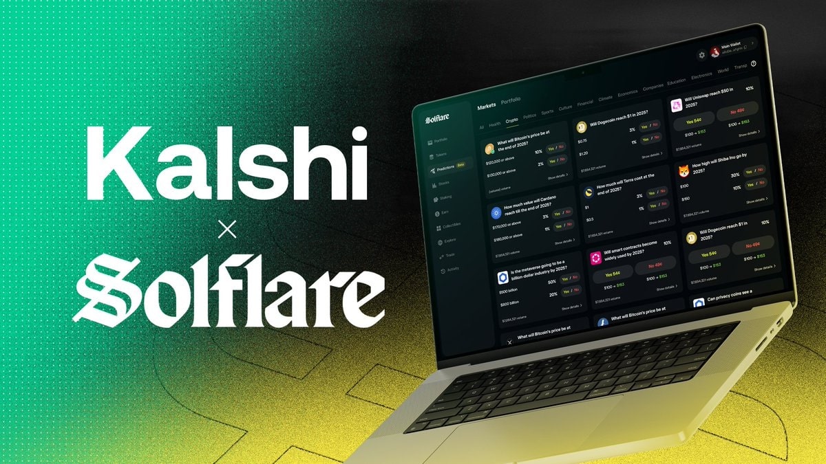 Kalshi prediction market Solflare wallet