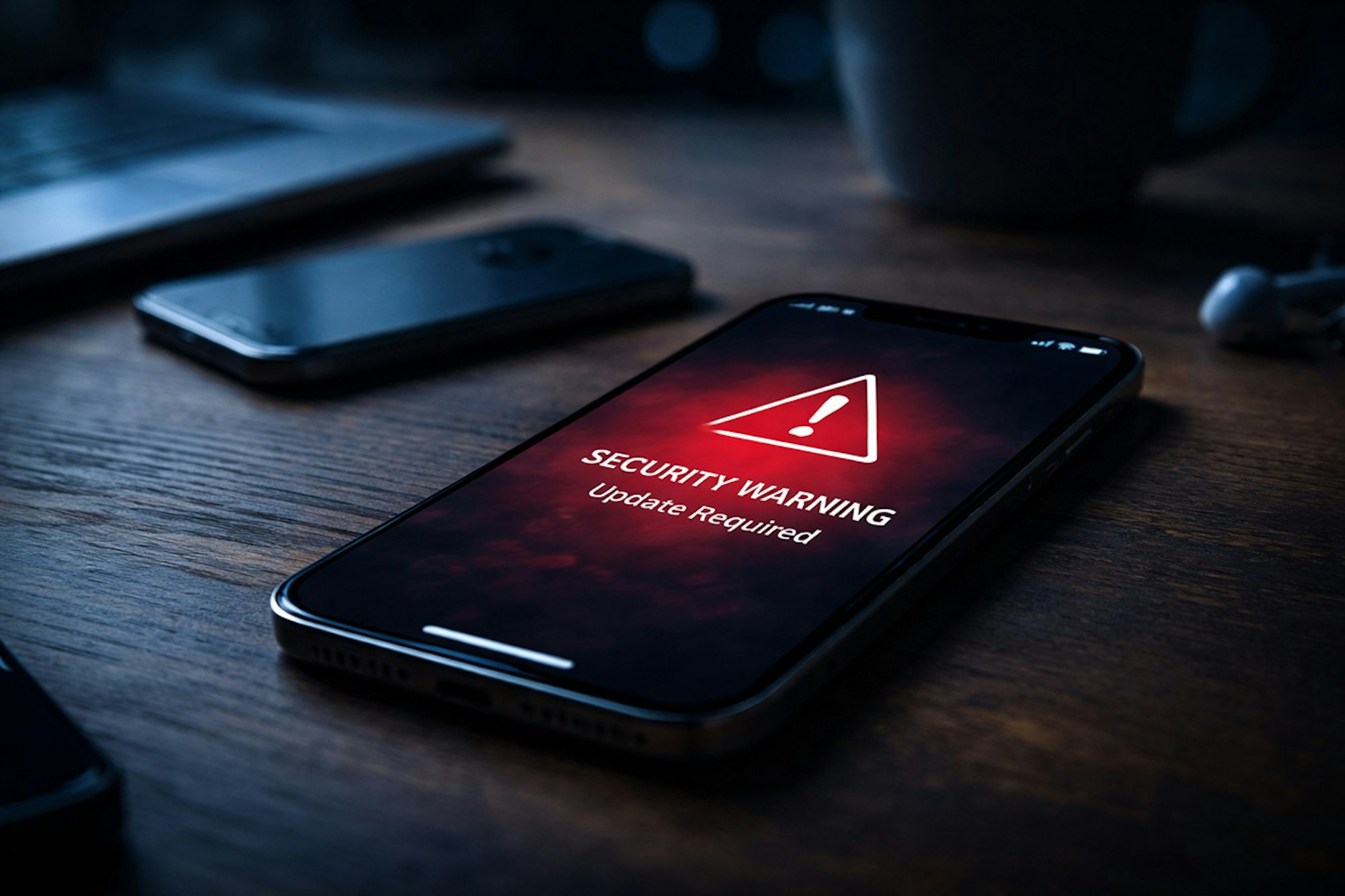 smartphone security vulnerability warning