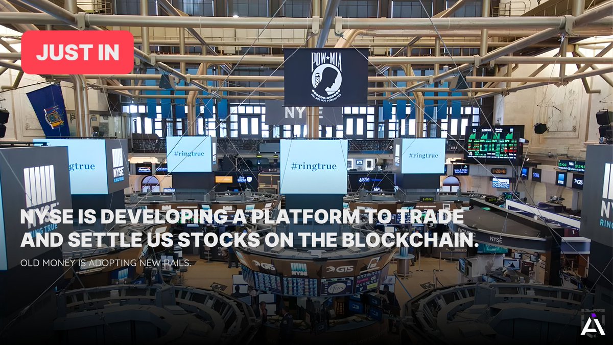 instant settlement blockchain NYSE