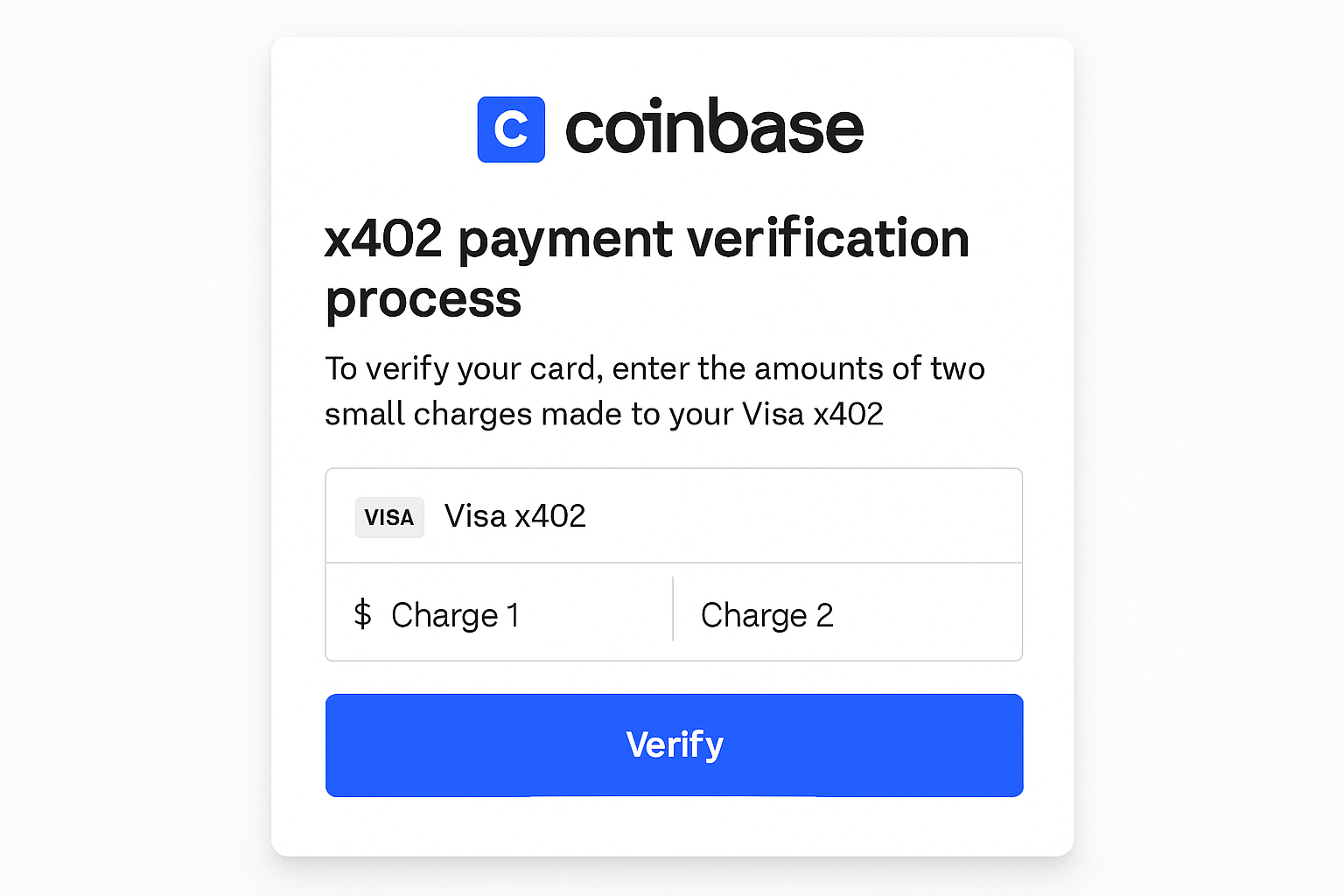 Coinbase x402 payment verification process