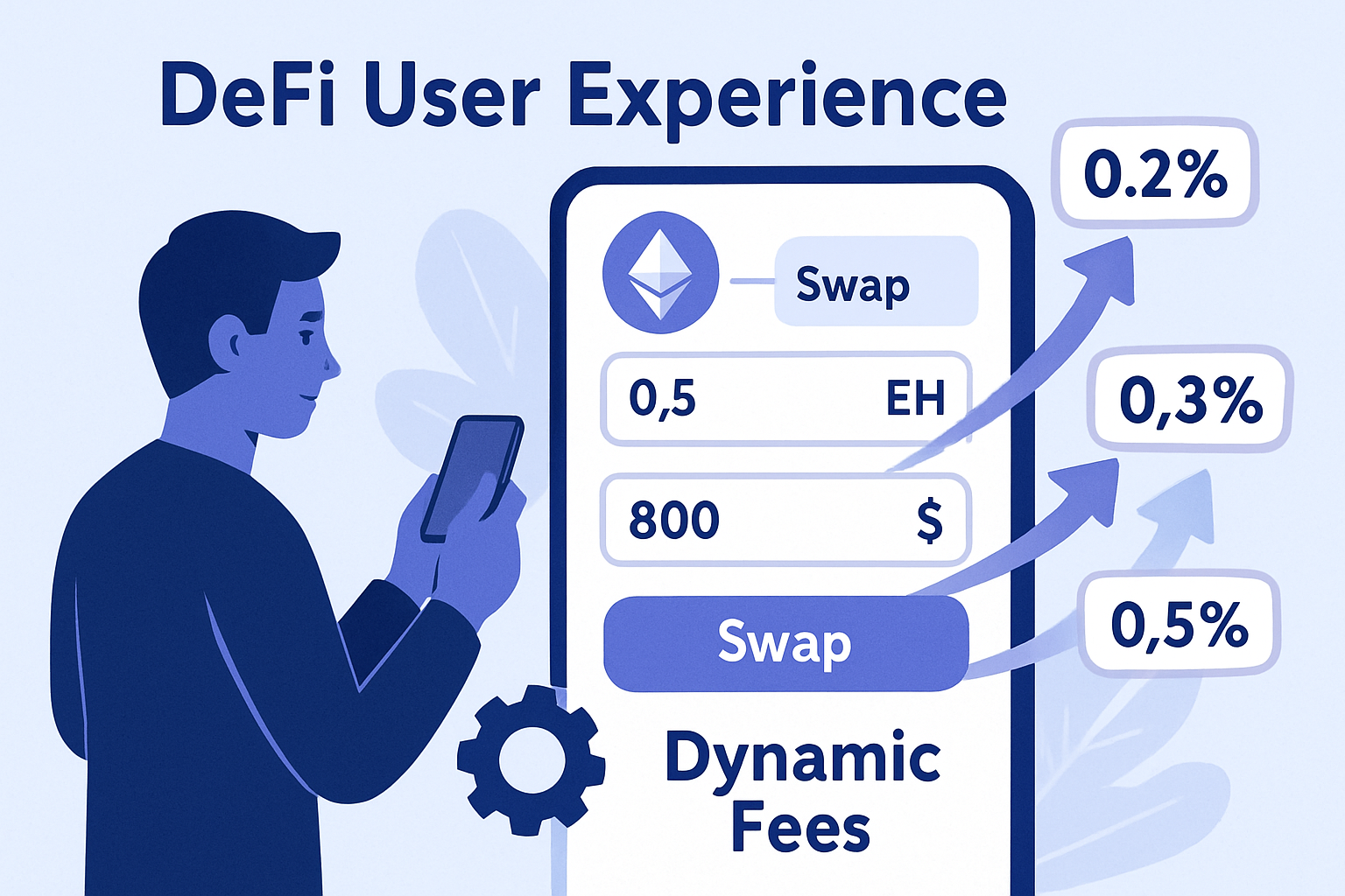 DeFi user experience with dynamic fees