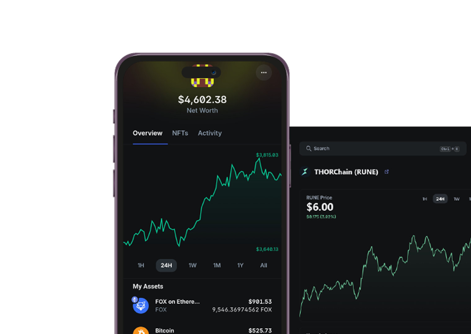 ShapeShift FOX staking dashboard