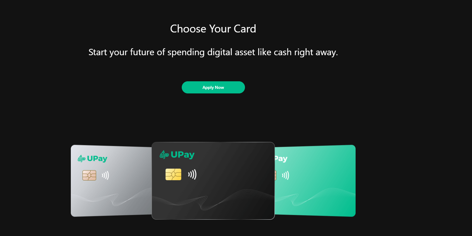UPay Crypto Card