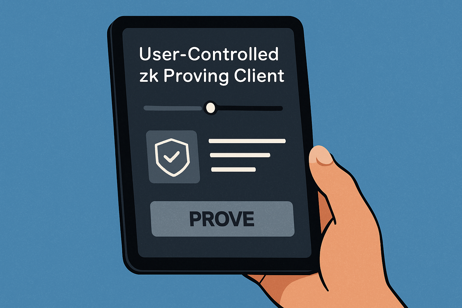user controlled zk proving client device