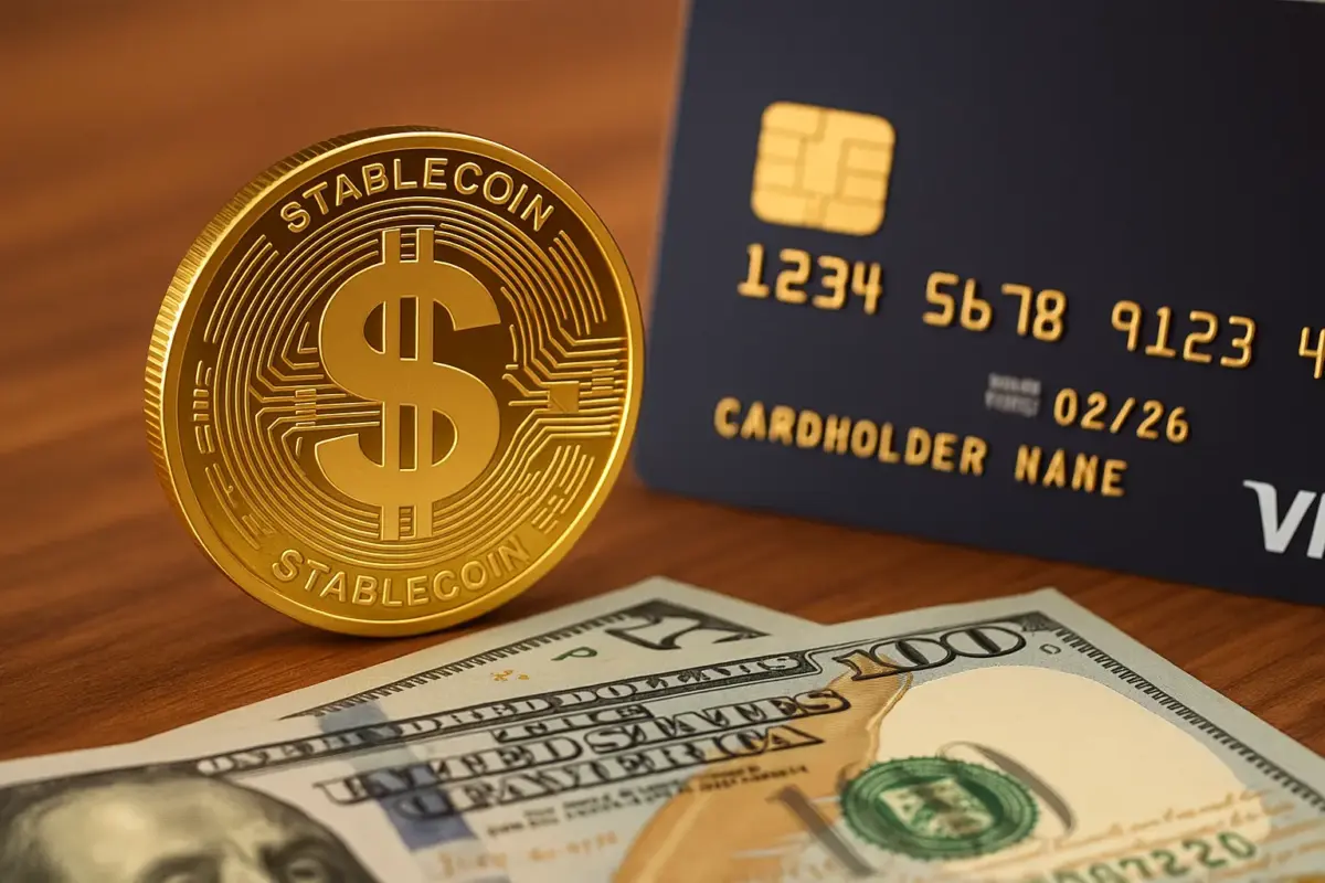 DeCard and KAST stablecoin cards global Visa merchant spending 2025