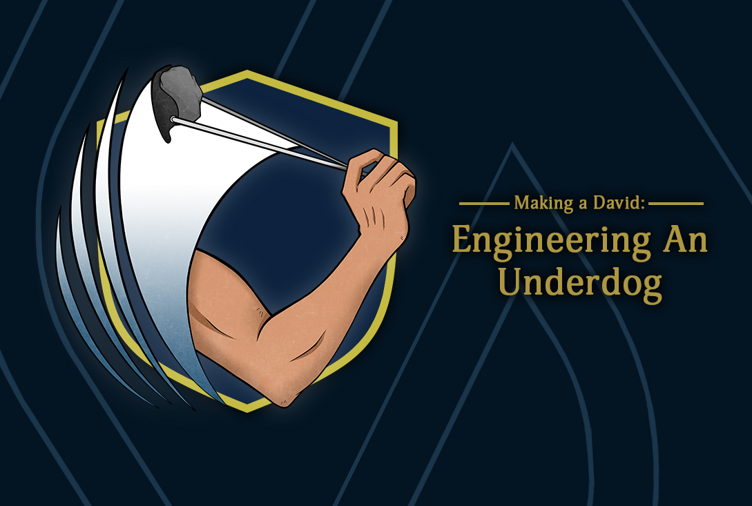 Esports underdog and favorite matchup graphics