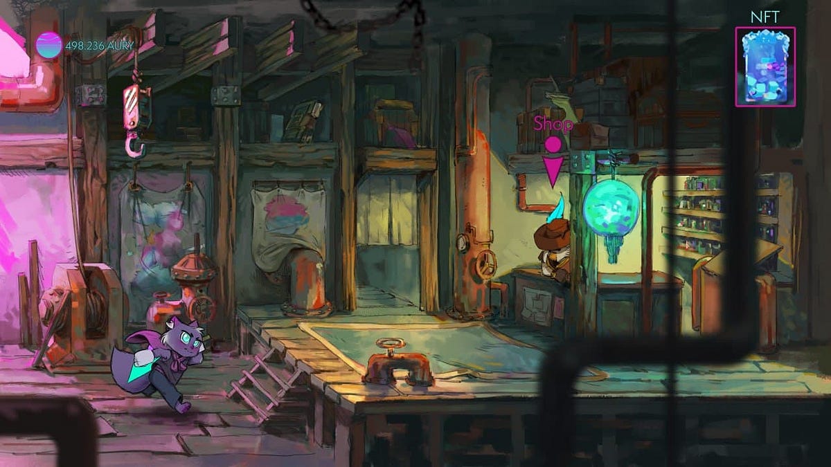 Aurory Solana game artwork