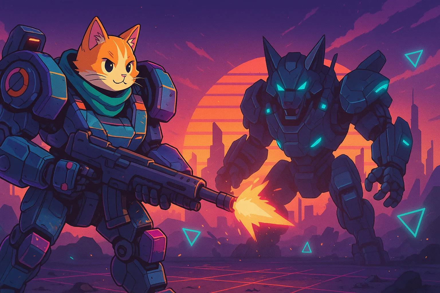 Nyan Heroes Solana game cats