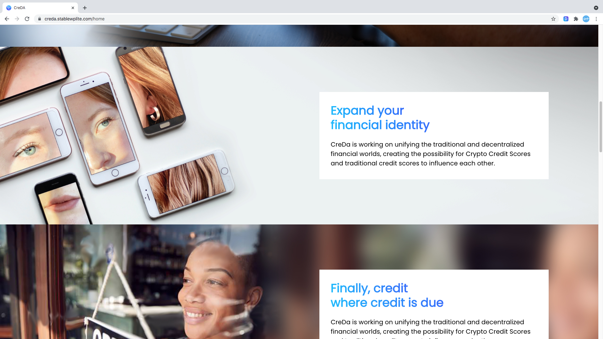 CreDA Credit NFT DeFi lending