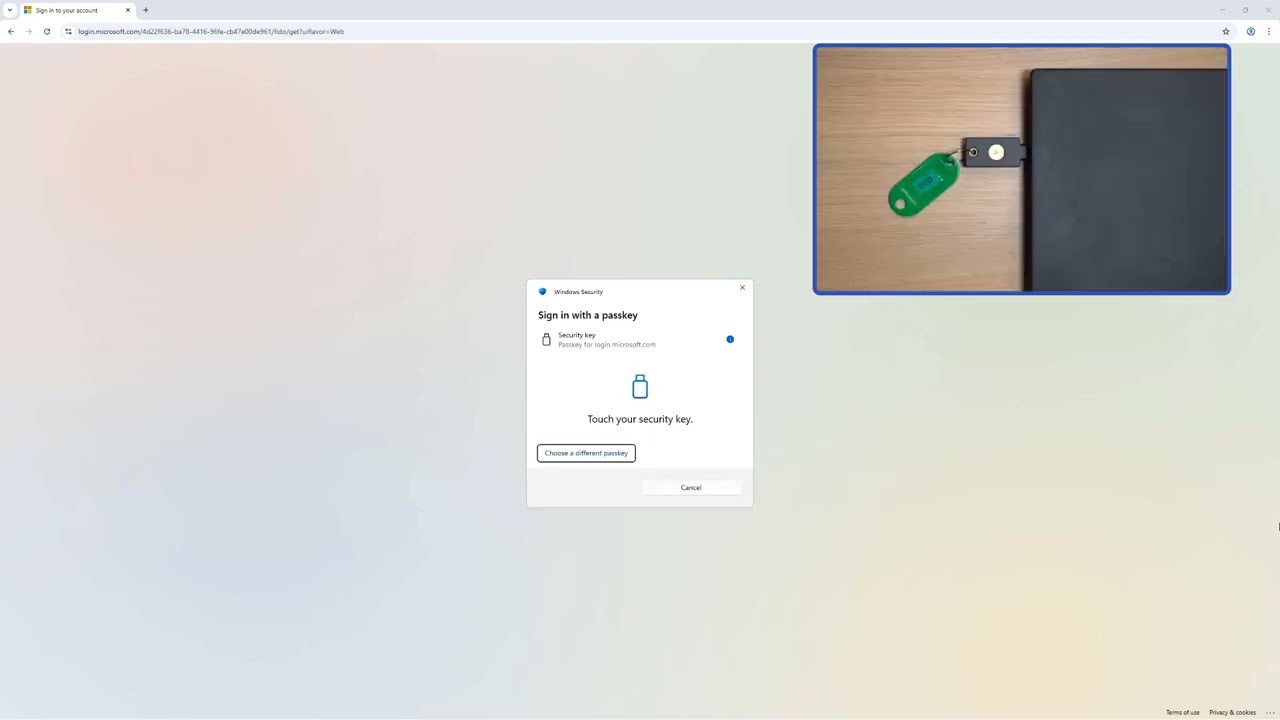 device bound secure key icon