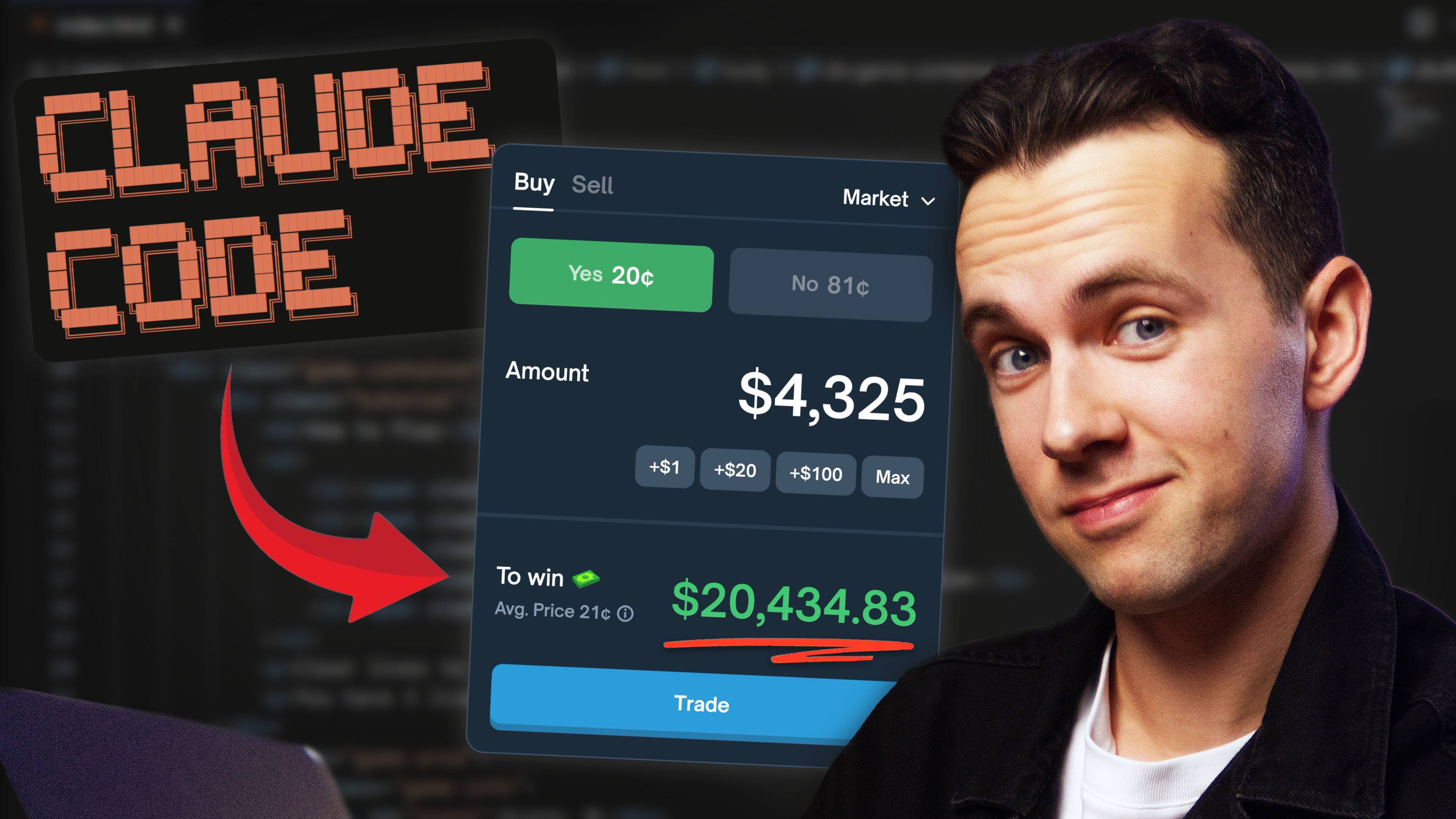 Polymarket prediction market dashboard