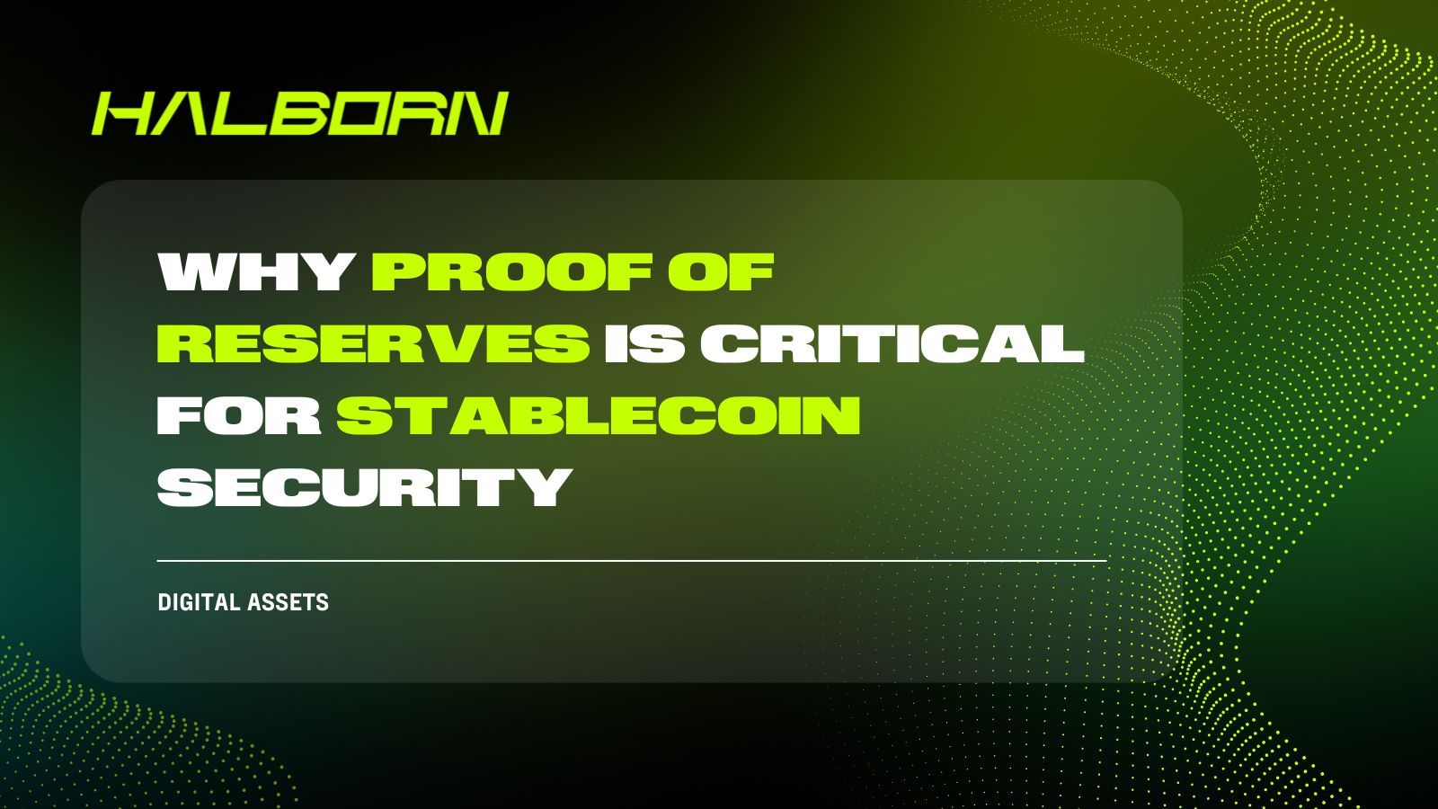 stablecoin issuer monthly reserve disclosure