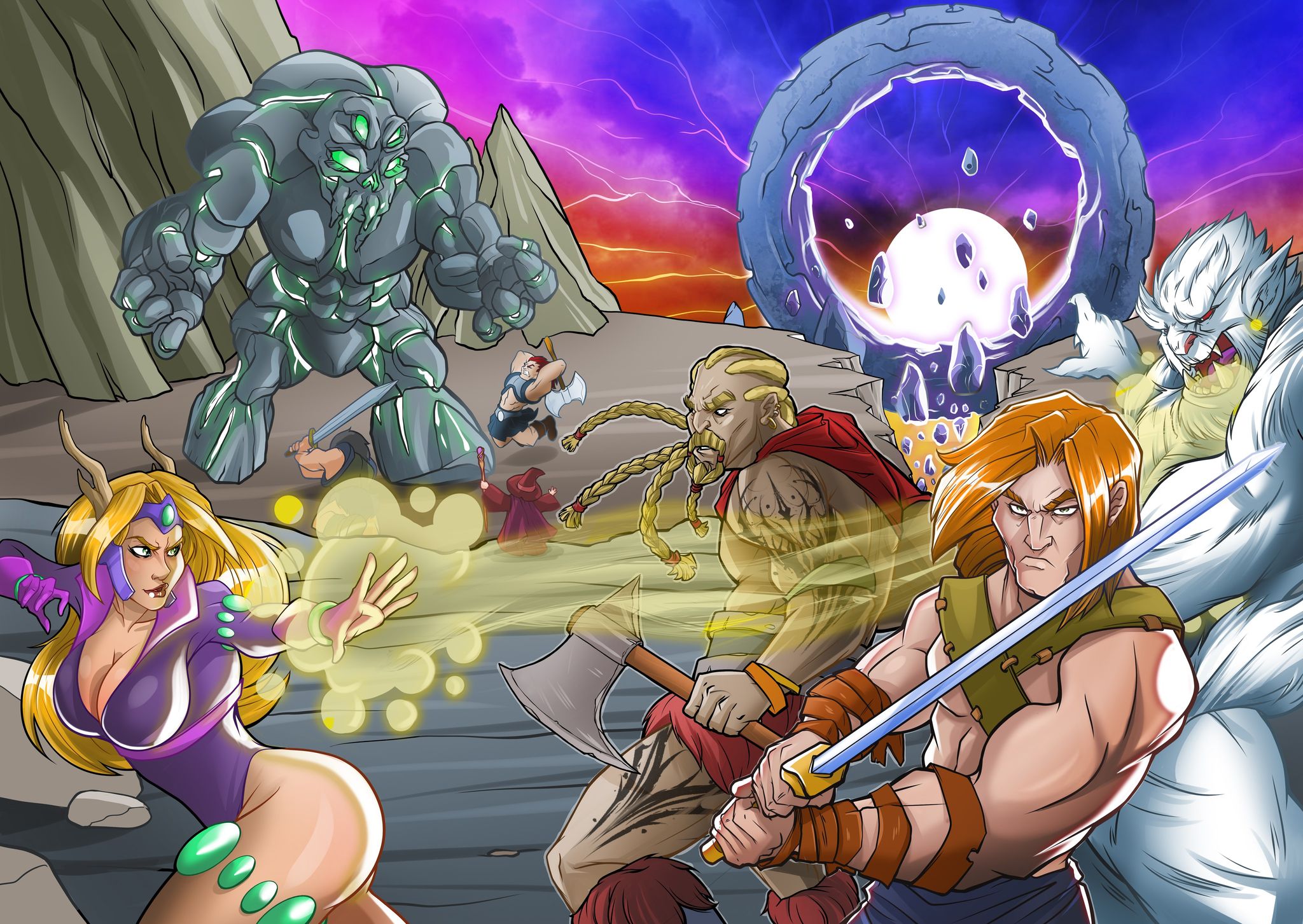 B3 Riftwalkers action game poster