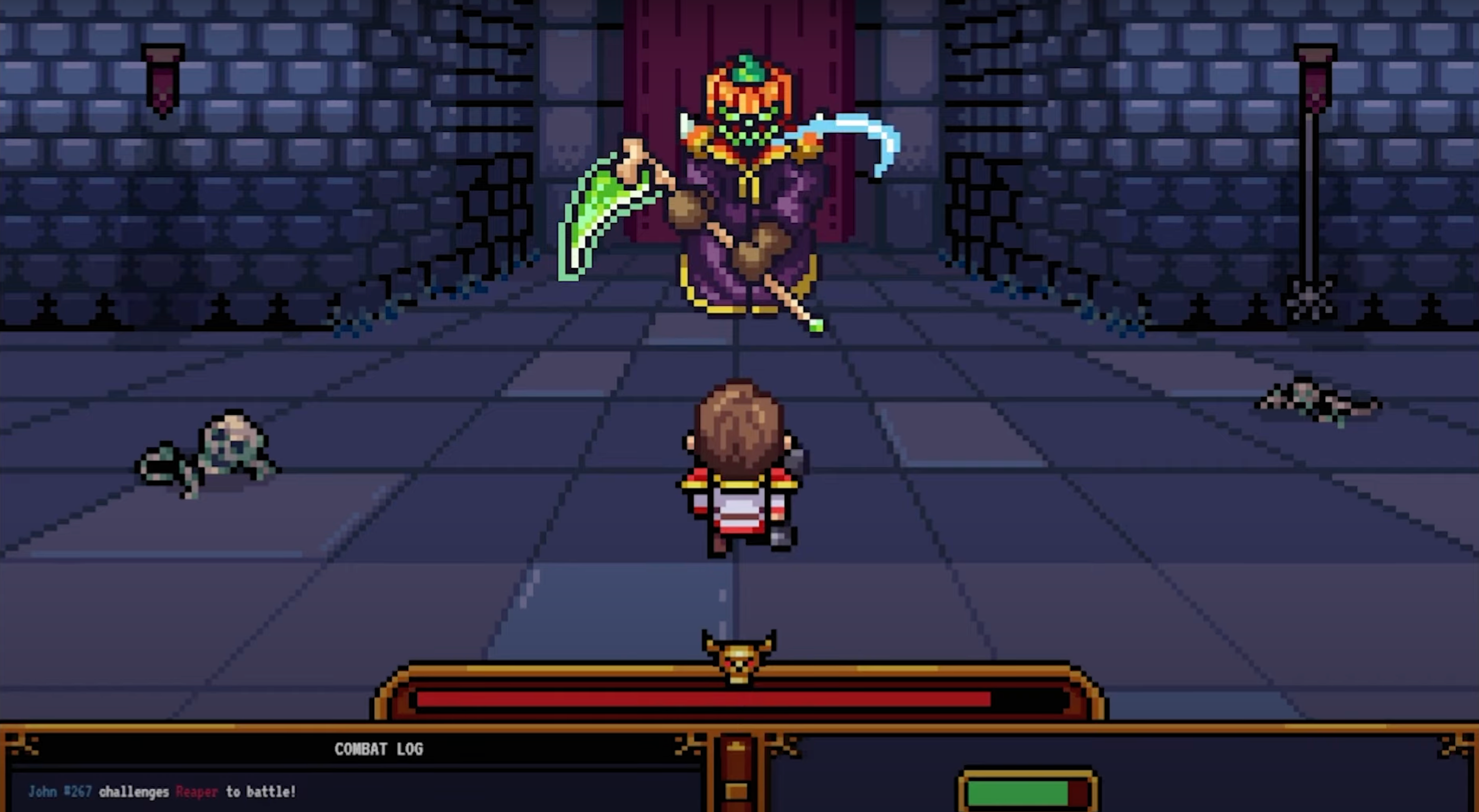 Pixel Chain Raiders pixel art gameplay