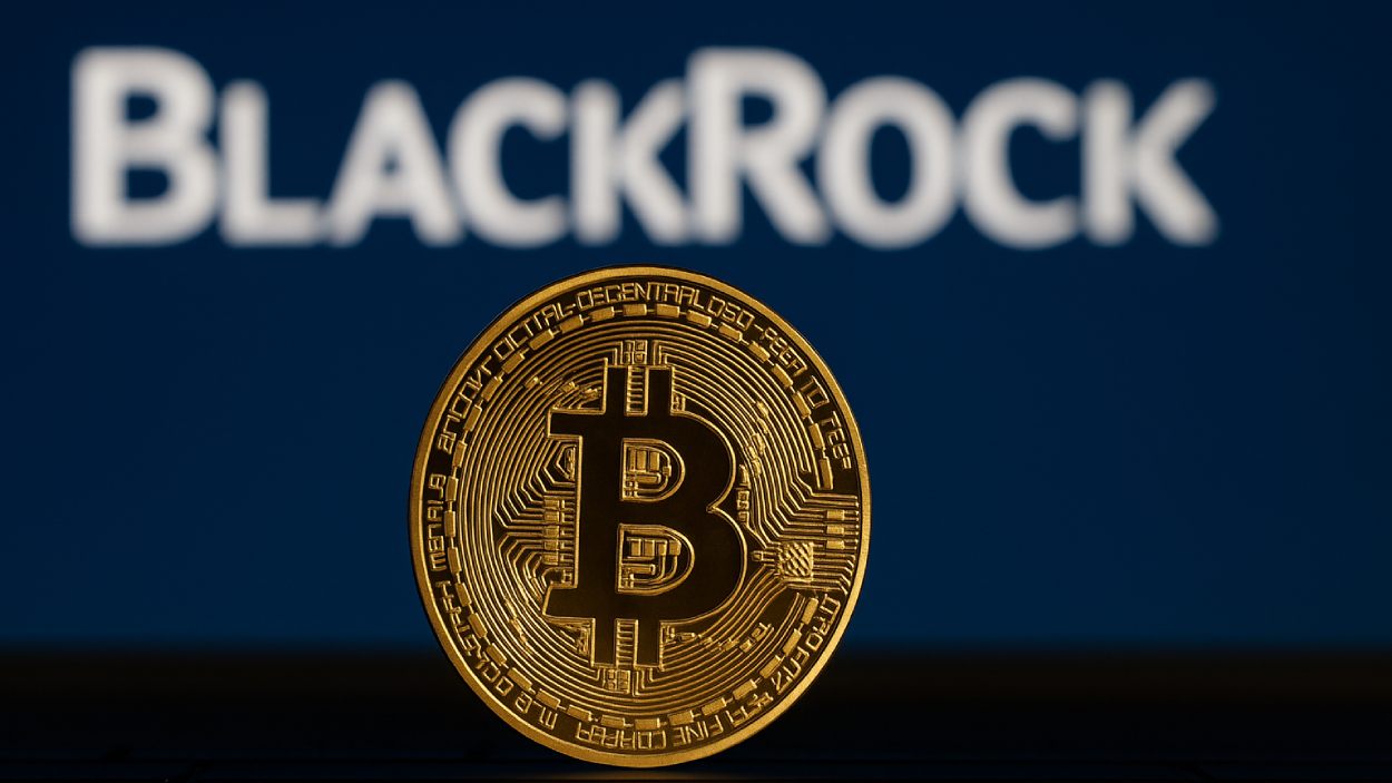 BlackRock IBIT Bitcoin ETF logo icon