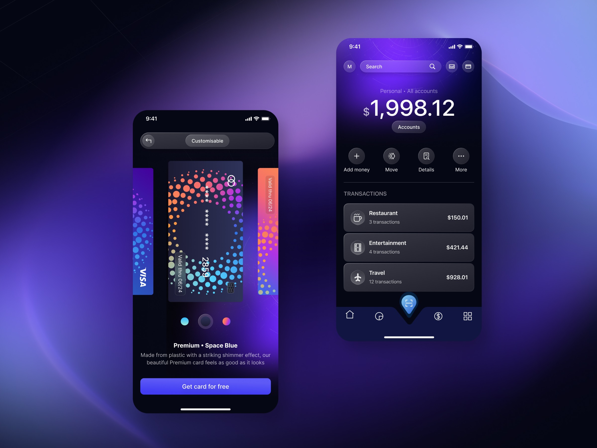 Revolut stablecoin wallet interface