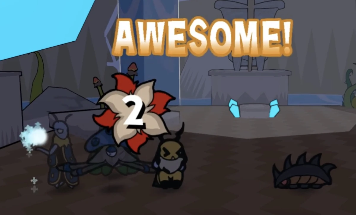 Bug Fables team formation battle