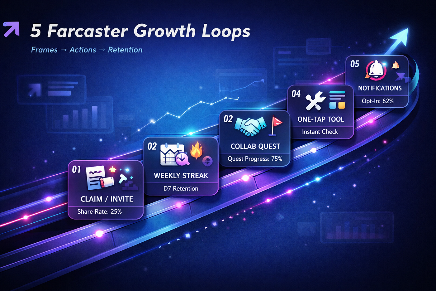 Farcaster collab quest frame screenshot