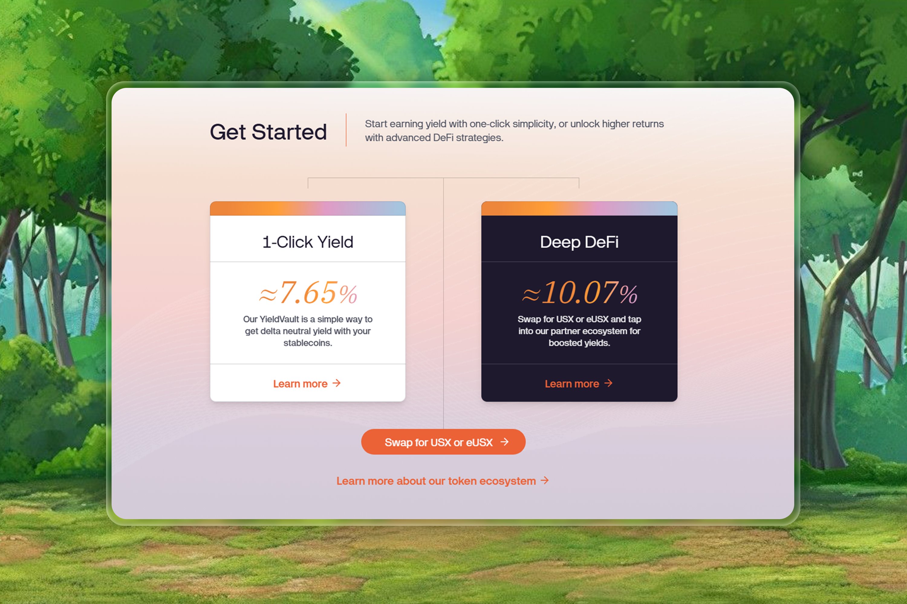Solstice YieldVault interface