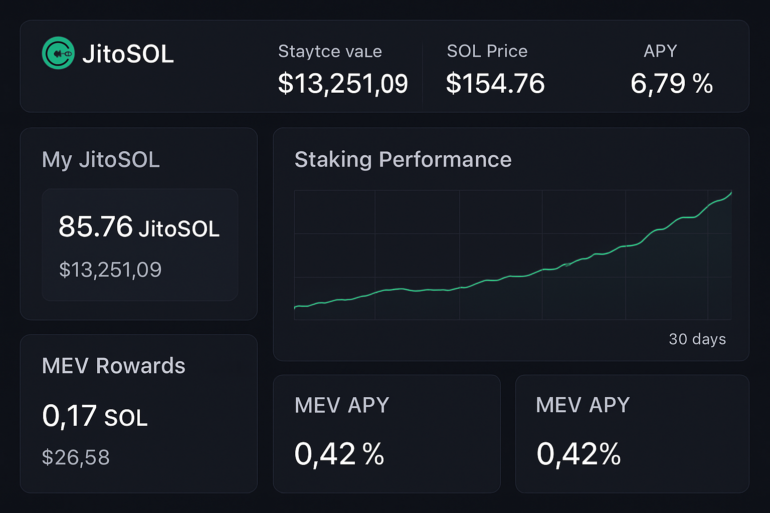 JitoSOL staking dashboard or Manifold Finance MEV capture interface