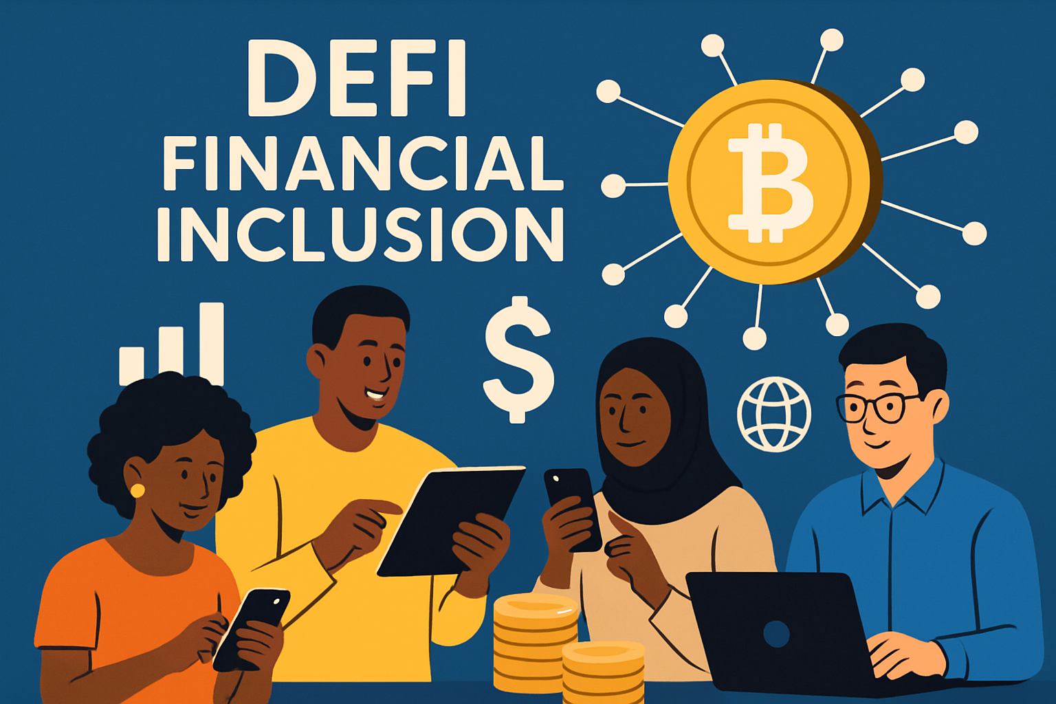 DeFi financial inclusion blockchain users