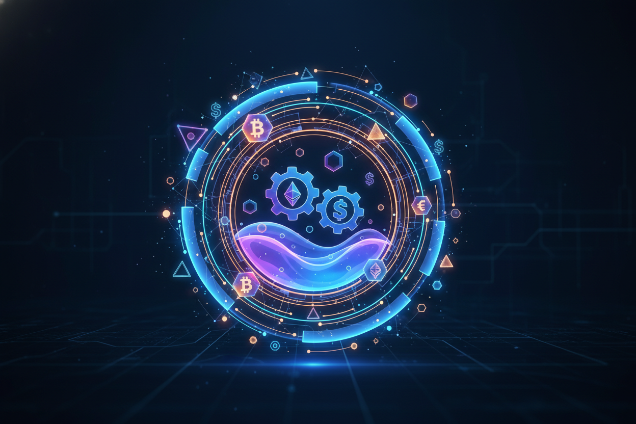 defi liquidity pool icon