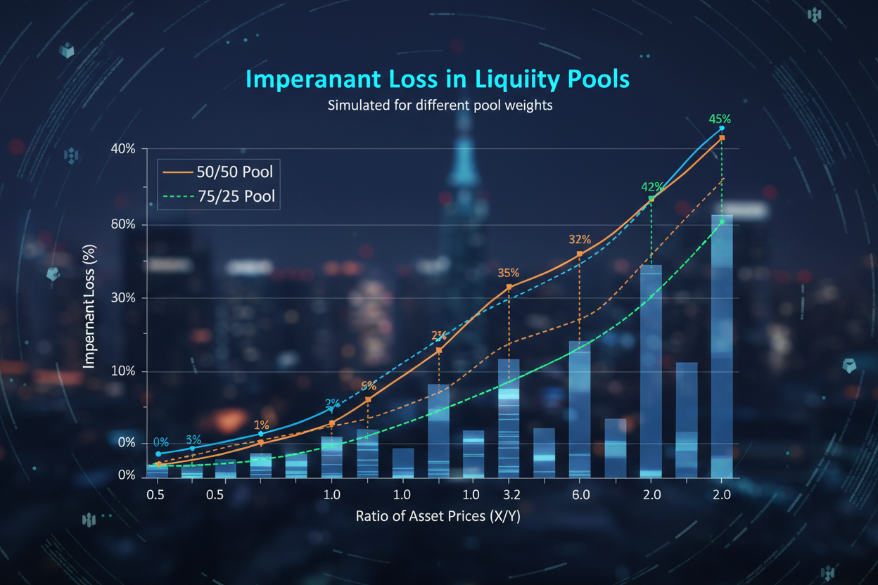 impermanent loss defi graph