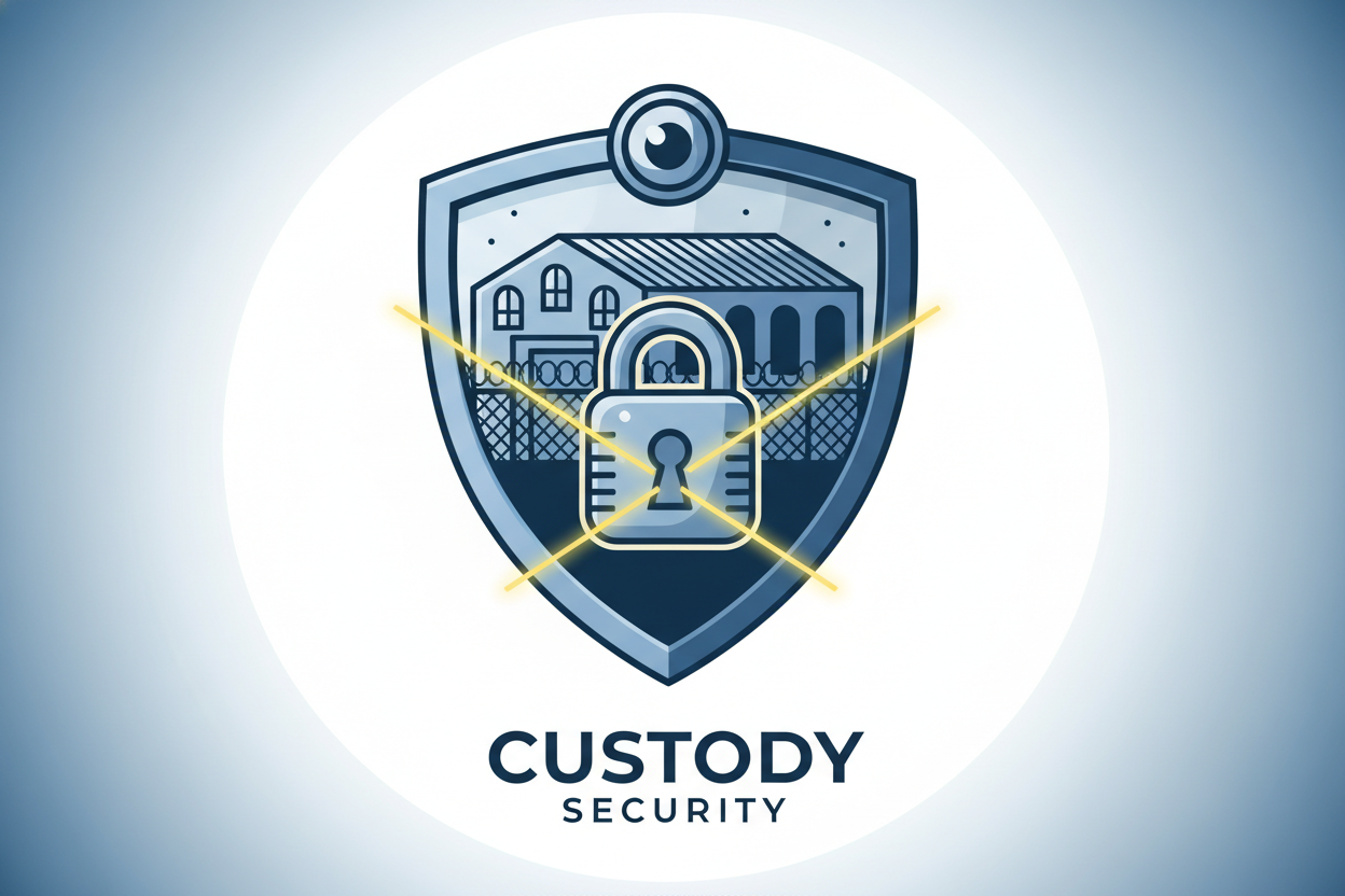 warehouse custody security icon