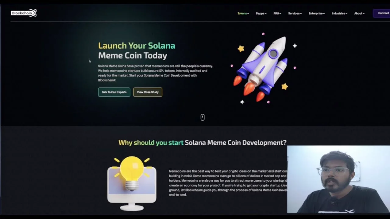 Solana memecoin dApp integration example