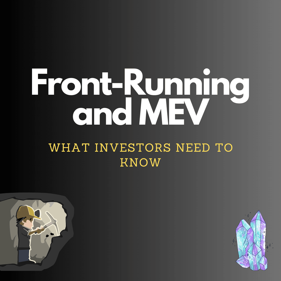 Ethereum front-running MEV risk