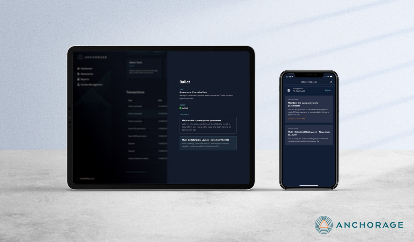 Anchorage Digital Bank crypto interface