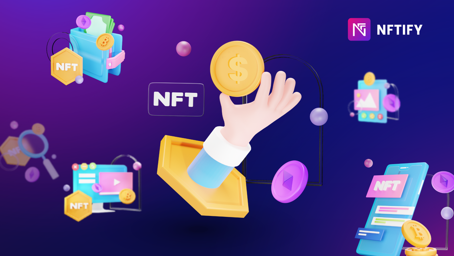 flexible NFT staking no lockup illustration