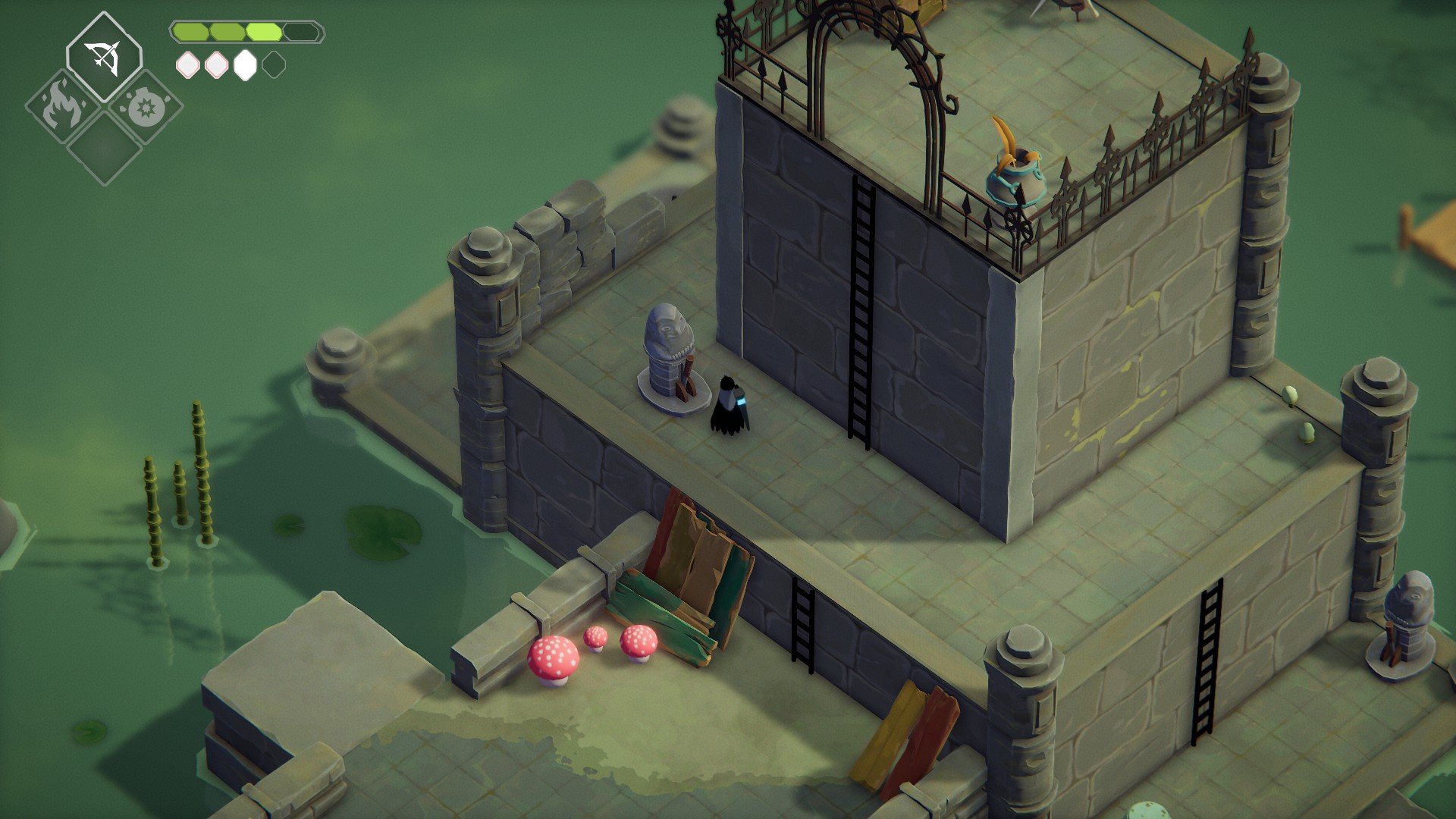 Death's Door indie game isometric art
