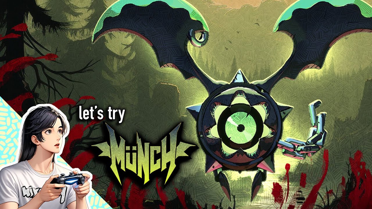 Munch indie game Steam cover art