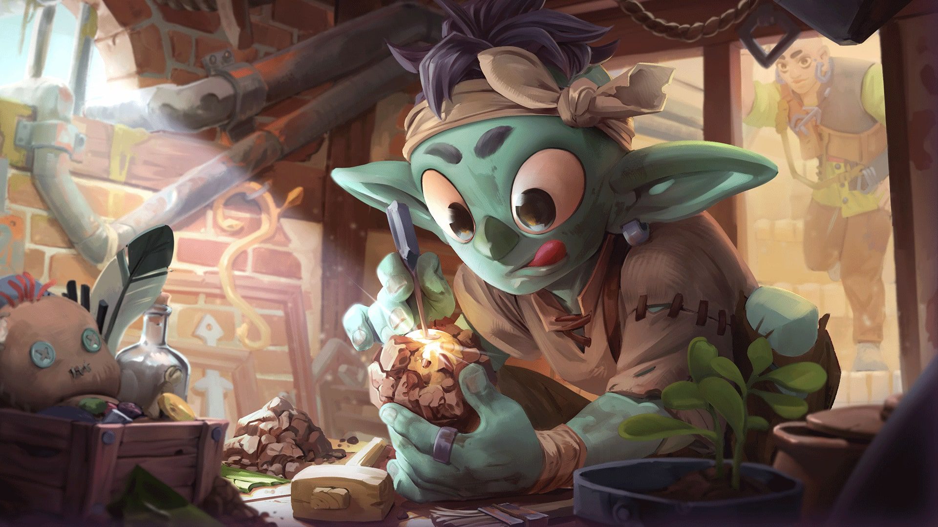 Trash Goblin indie game Steam cover art