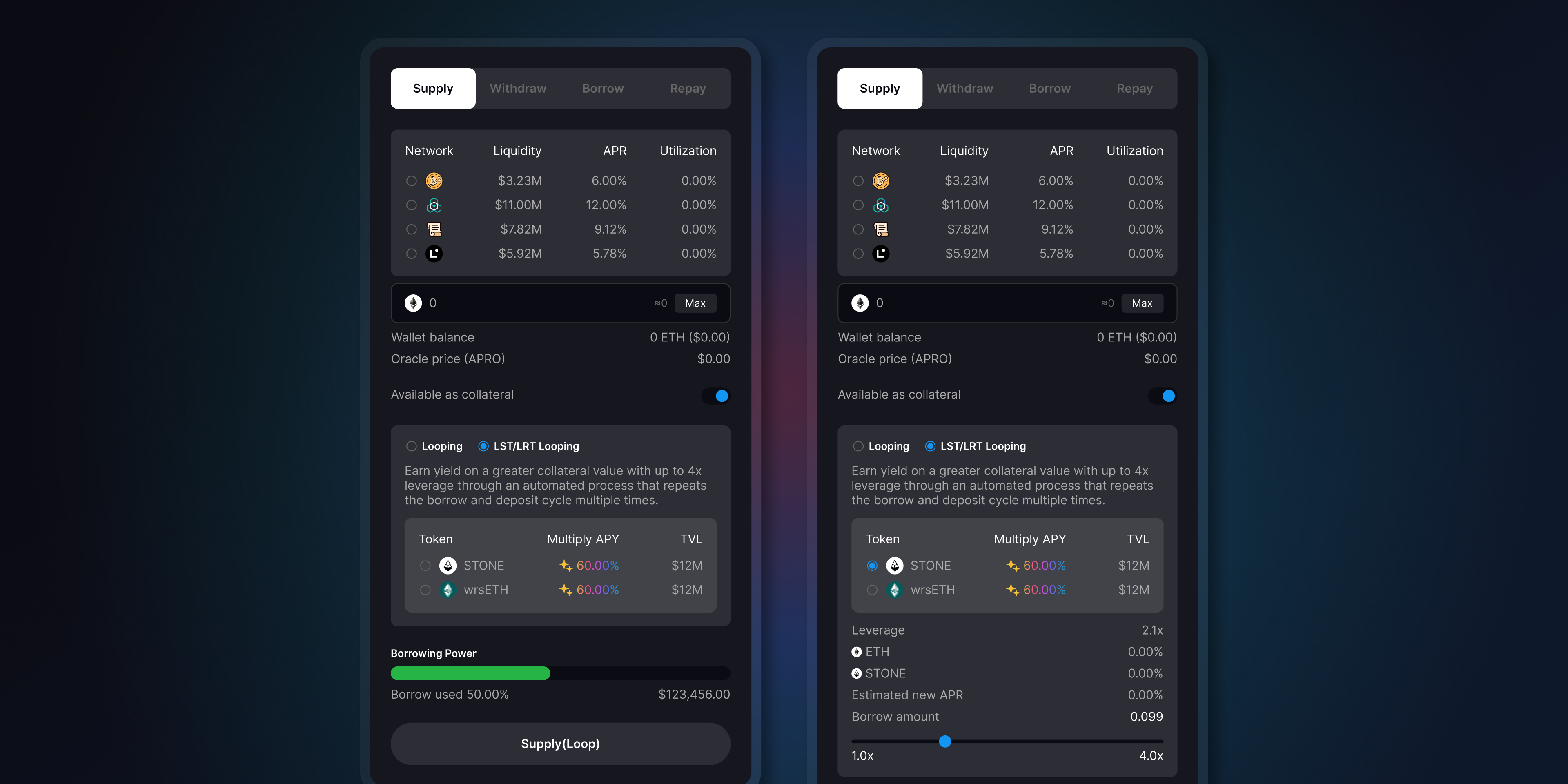 LayerBank Leverage Looping Vaults