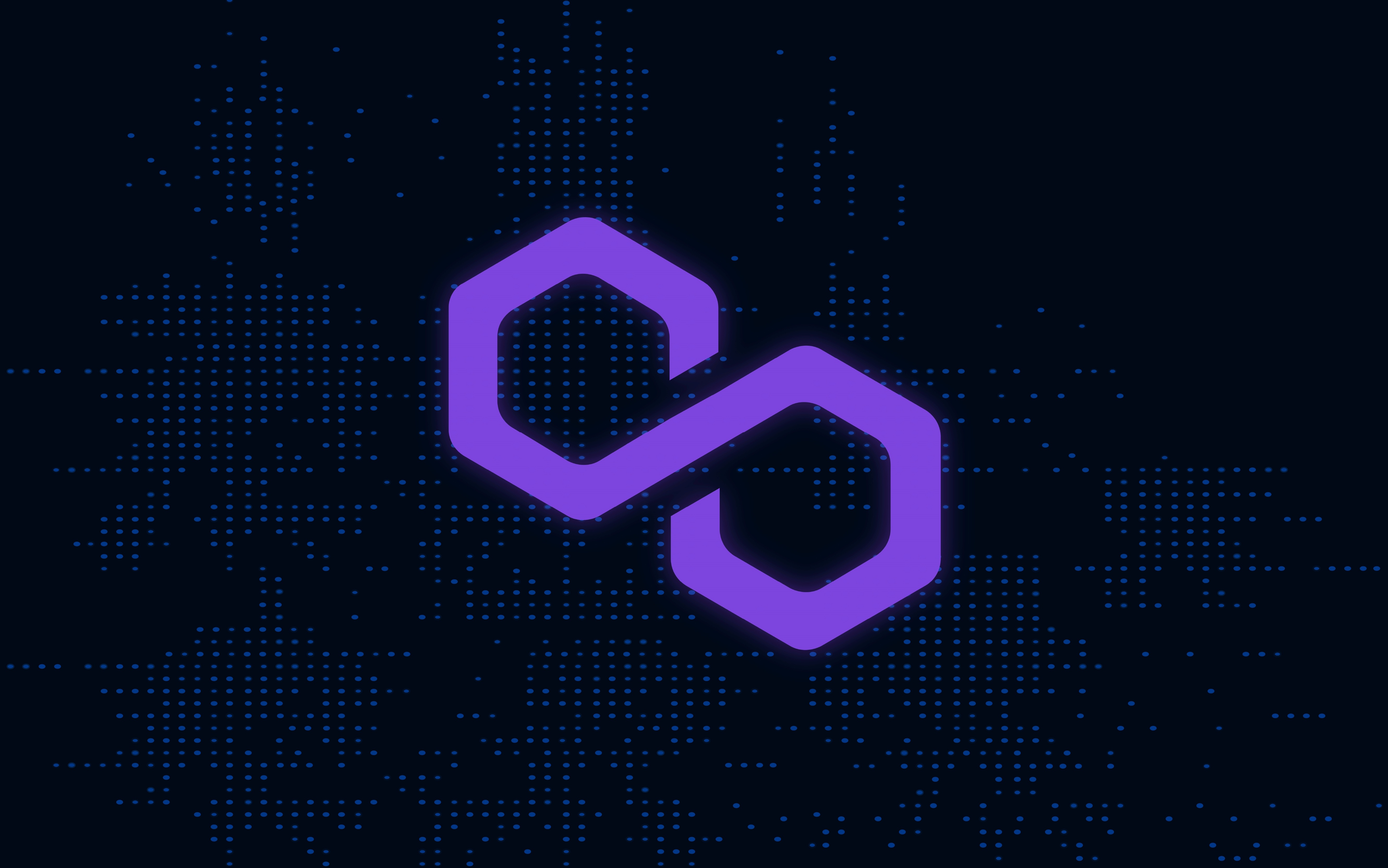 Polygon blockchain eco-friendly logo