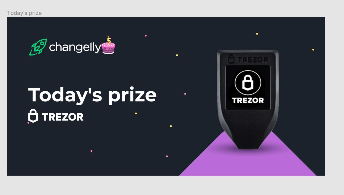 Trezor Model T hardware wallet with touchscreen