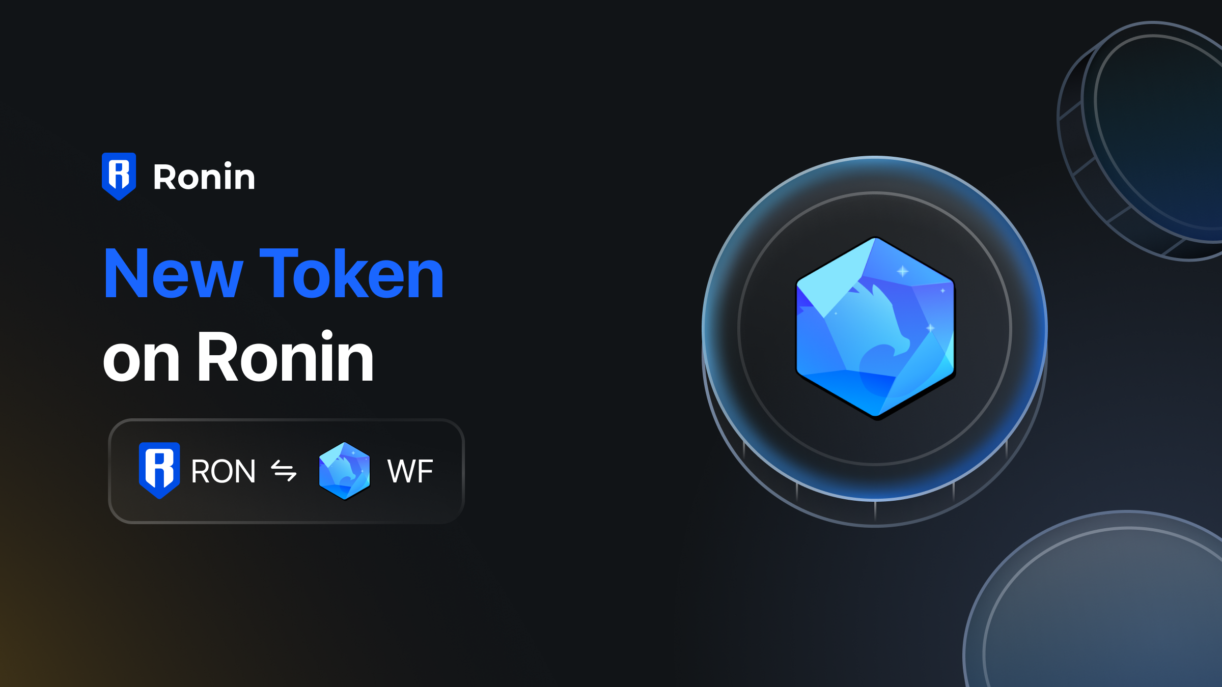 Ronin Network RON token interface